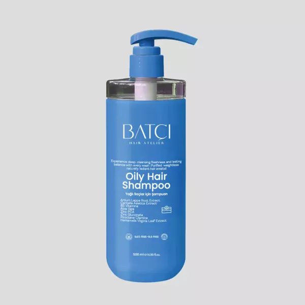 Batci Anti-Oil Shampoo - Sulfate-Free Formula for Oily Hair